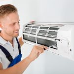 Air Conditioning Service Melbourne, technician working